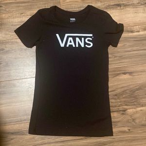 Vans black tee shirt